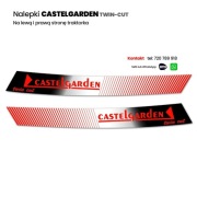 CASTELGARDEN Twin-Cut - nalepki naklejki kosiarki