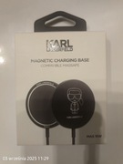 Ładowarka indukcyjna KARL LAGERFELD KLCBMSIKBK 15W Czarny MagSafe