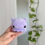 Ośmiornica/ meduza na szydełku 