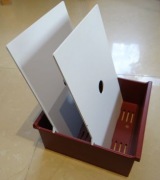 Pudełko na kartoteki format A4 pionowo. ZESTAW 5 PUDEŁEK.