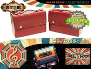 Obserwuj Box na kasety KASSETTENBOX + 19 kaset VINTAGE