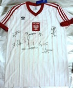 7 AUTOGRAFÓW autograf koszulka S.Majewski Polska - Francja o 3 miejsce MŚ82
