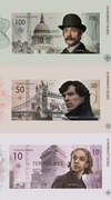  Banknoty fantazyjne  Sherlock Holmes .
