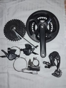 Zestaw napędu shimano 