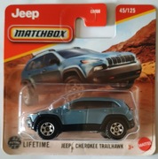Matchbox .  Jeep Cherokee Trailhawk . JBT04 . 2025 r