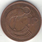 Irlandia 1 penny pens 1986 - 20,32 mm - nr 1