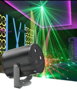 Fajny Laser światło imprezowe dyskotekowe reakcja na dźwięk kilka tryb