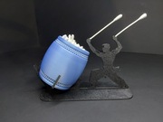 Pojemnik Na Patyczki Do Uszu "Karateka"