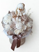 Flowerbox z wosku sojowego -ręcznie robiony z miłością i pasją