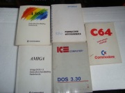 Amiga commodore DOS 3.30 Optimus 386 literatura Vintage x 5