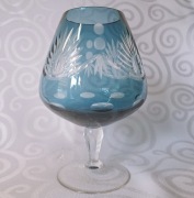 Stary kielich / puchar ze szkła overlay (dwuwarstwowego) – Bohemia