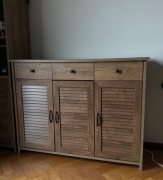 Kredens 3 drzwi 3 szuflady kolor dąb dziki