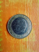 Moneta 1 Euro, Belgia 2002 r. 