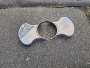 Chromowana nakładka na widelec rowerowy