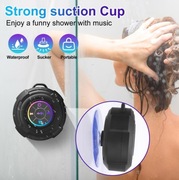 Głośnik wodoodporny Bluetooth USB łazienkowy przyssawka