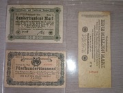 Banknot Rzesza Niemcy zestaw marek 1923 r. 100000