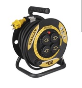 STANLEY PRZEDŁUŻACZ BĘBNOWY Z UZIEMIENIEM 4 GN. 20m 3X1.5 IP44