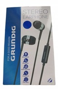 Słuchawki douszne GRUNDIG z mikrofonem stereo czarne
