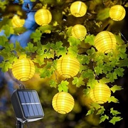 Solarny łańcuch świetlny do użytku na zewnątrz 4m 20 diod LED 2 tryby