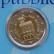 SAN MARINO 2003 2 EURO OBIEGOWE  MENNICZE !!!!!!!!!!!!!