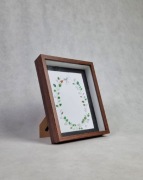 Obrazek sea glass morskie szkło wieniec z kokardką morskie skarby