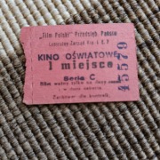 Kino Oświatowe Bilet 1950