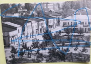 Janów Lubelski-Fragment miasta .Fotopocztówka z opisem 63 rok.Ciekawa.