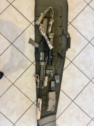 Airsoft Specna Arms FLEX SA-F03 TAN (Tłumik bas, laser, chwyt, celownik)