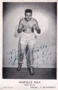 Bokser (Belgia) - Max Marsille - autograf