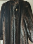 sztuczne futro długie płaszcz ze sztucznego futra 40L damski damskie
