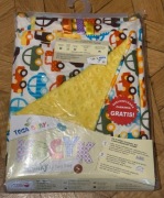 TEGA Kocyk Minky 75x100 + zabawka szeleszcząca gratis