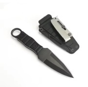 Nóż Taktyczny Full Tang 18cm | Ostrze 9.5cm | Kabura z klipsem EDC