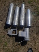 Wyczystka + Rury / Podciśnieniowy wkład kominowy c150