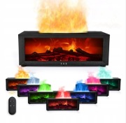 Designerski Nawilżacz Powietrza z Efektem Płomienia 3D +Olejek gratis