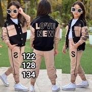 Dres 3 częściowy dziewczęcy 128