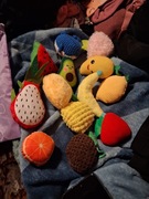 12 zabawkowy  w kształcie  warzyw  