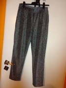 Spodnie jasno grafitowe ze srebrną nitką. Cubus.