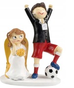 Figurka na tort wielokolorowy