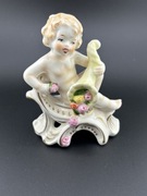Goebel W. Germany figurka porcelanowa Putto z rogiem obfitości
