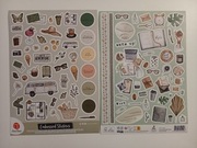 Naklejki planer scrapbooking DecoTime 2 szt. arkusze A4 - plan podróż