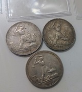 3x Połtinnik 1924, 1925 i 1927