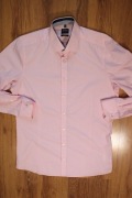 Koszula Olymp r. 39 różowa dł rękaw bawełniana męska body fit 