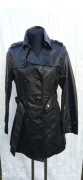 Płaszcz z eco skóry czarny roz.M...XXXL
