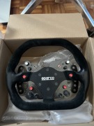 Sparco P310 + Ascher Racing Buttonplate C20L + Simucube QR