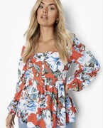 Bluzka w kwiaty BOOHOO 46