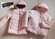 2 pudrowo-różowe kurteczki dziewczęce 6L