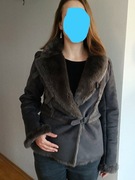 Kożuszek szary 1.2.3 Paris (123) - r. 42 - ciepły, elegancki