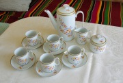Serwis - Kawa - Herbata porcelana  PRL made in  LUBIANA