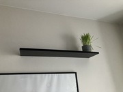 Półka 80x20 czarna ścienna samowisząca / ukryte mocowania / Nowa