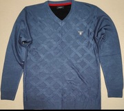 Wr) GANT oryginalny elegancki sweter męski Roz.XXL